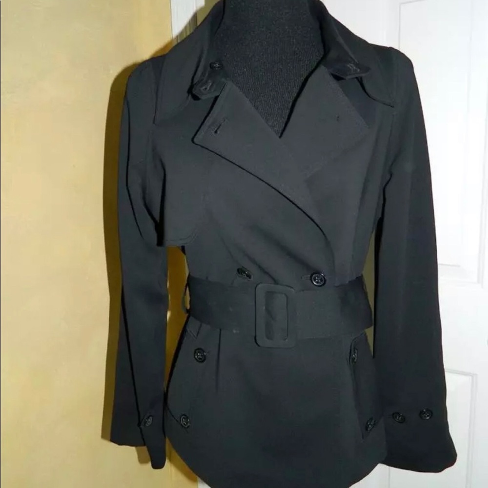 Yansi Fugel Tailored Double Breasted Jacket w/Belt - Picture 2 of 8